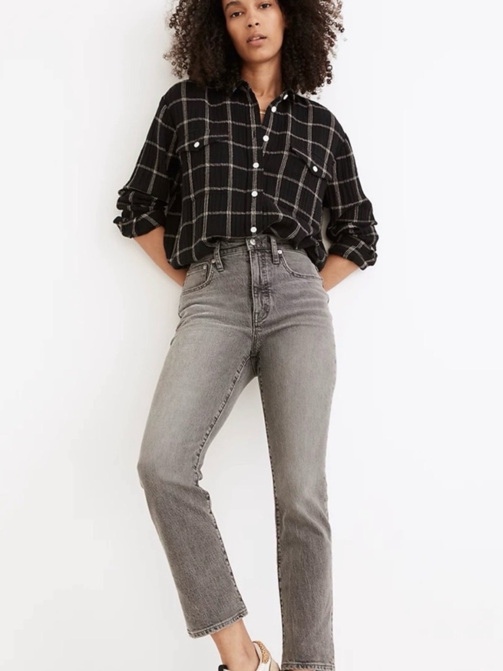 Madewell Slim Demi-Boot Jeans in Brookford Wash Size 26
